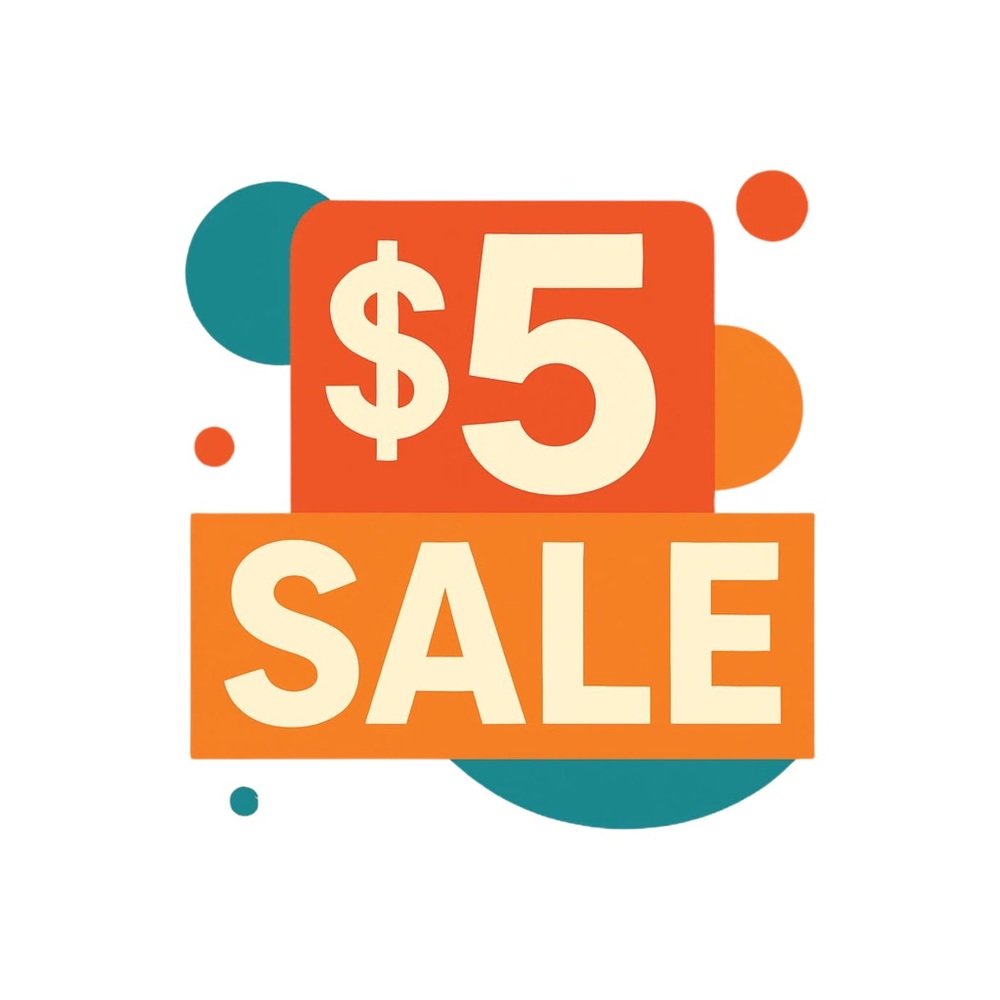 HUGE $5 Sale!!! Accepting offers on all other items.